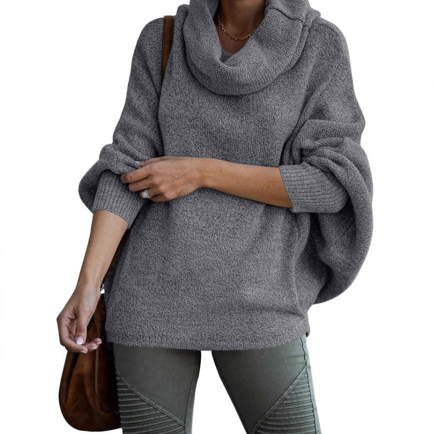 Damska bluza z kapturem z przytulnego splotu Eloura-Moda
