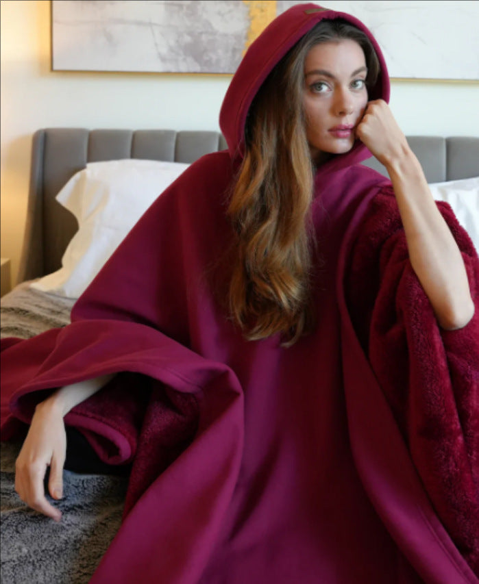 Unisex Przytulny płaszcz z kapturem Eloura-Moda