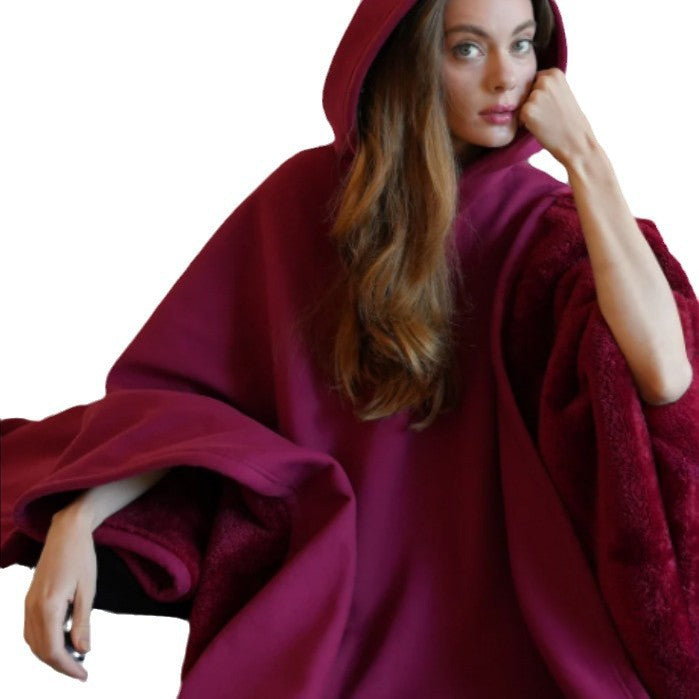 Unisex Przytulny płaszcz z kapturem Eloura-Moda