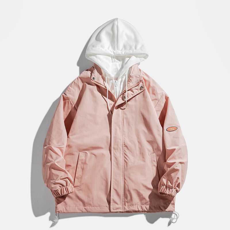 Unisex kurtka przejściowa z kapturem i oddychającą podszewką Eloura-Moda