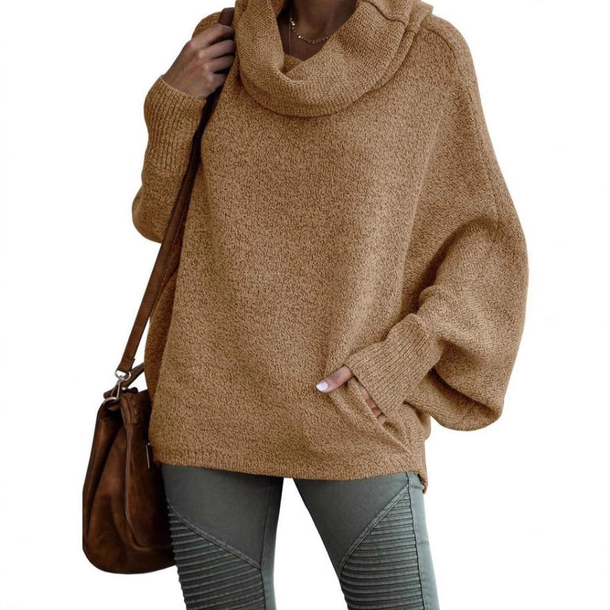 Damska bluza z kapturem z przytulnego splotu Eloura-Moda