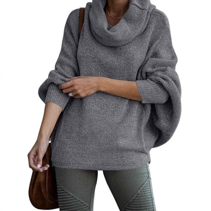 Damska bluza z kapturem z przytulnego splotu Eloura-Moda