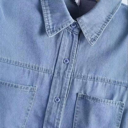 Damska bluzka dżinsowa Eloura-Moda
