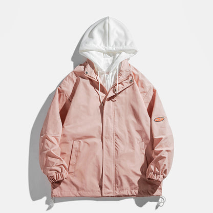 Unisex kurtka przejściowa z kapturem i oddychającą podszewką Eloura-Moda